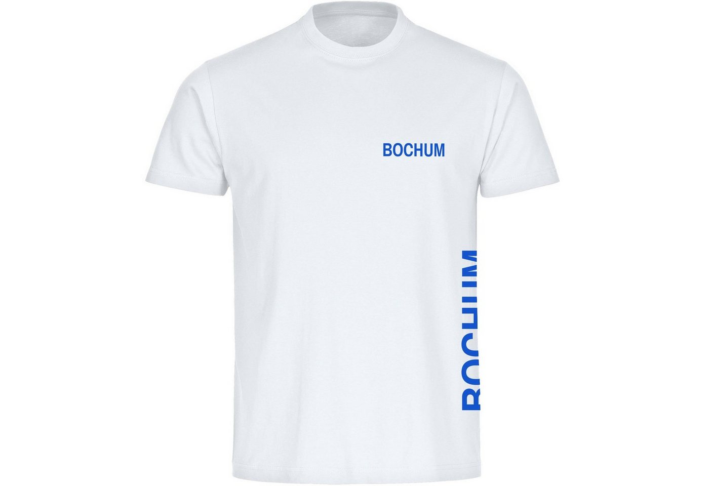 multifanshop T-Shirt Herren Bochum - Brust & Seite - Männer von multifanshop