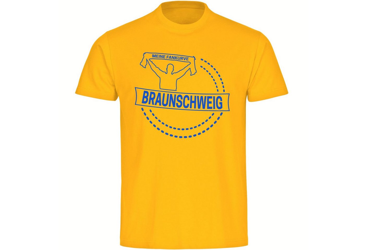 multifanshop T-Shirt Herren Braunschweig - Meine Fankurve - Männer multifanshop T-Shirt Herren Braunschweig - Meine Fankurve - Männer von multifanshop