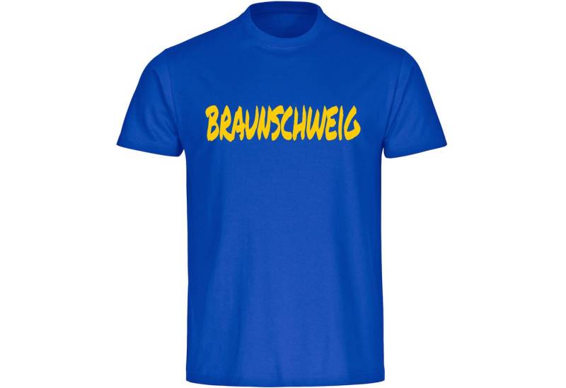multifanshop T-Shirt Herren Braunschweig - Textmarker - Männer von multifanshop