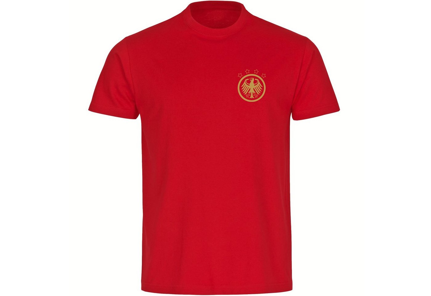 multifanshop T-Shirt Herren Deutschland - Adler Retro Gold - Männer von multifanshop