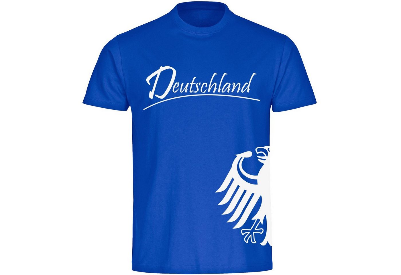 multifanshop T-Shirt Herren Deutschland - Adler seitlich - Männer von multifanshop