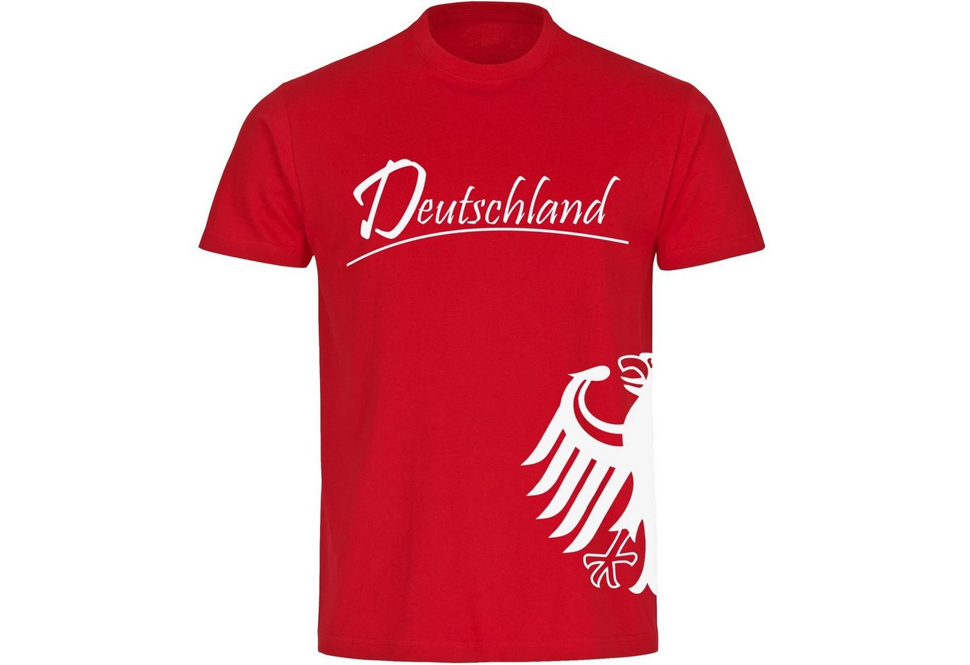 multifanshop T-Shirt Herren Deutschland - Adler seitlich - Männer von multifanshop