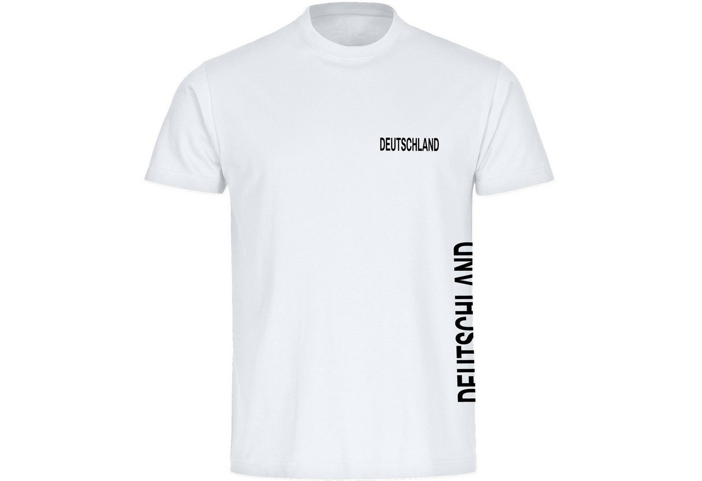 multifanshop T-Shirt Herren Deutschland - Brust & Seite - Männer von multifanshop