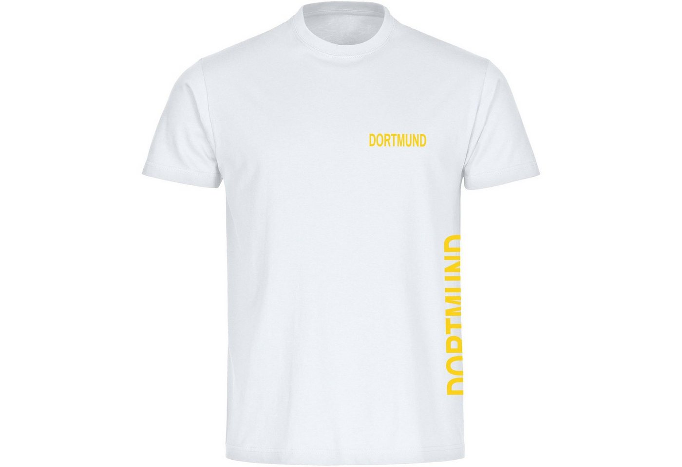 multifanshop T-Shirt Herren Dortmund - Brust & Seite - Männer von multifanshop