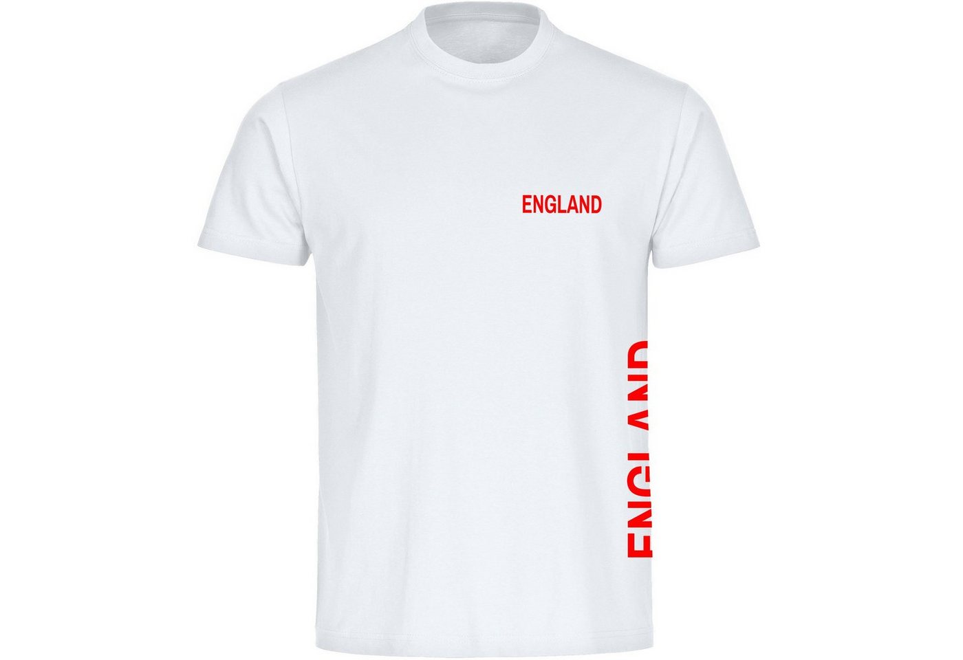 multifanshop T-Shirt Herren England - Brust & Seite - Männer von multifanshop