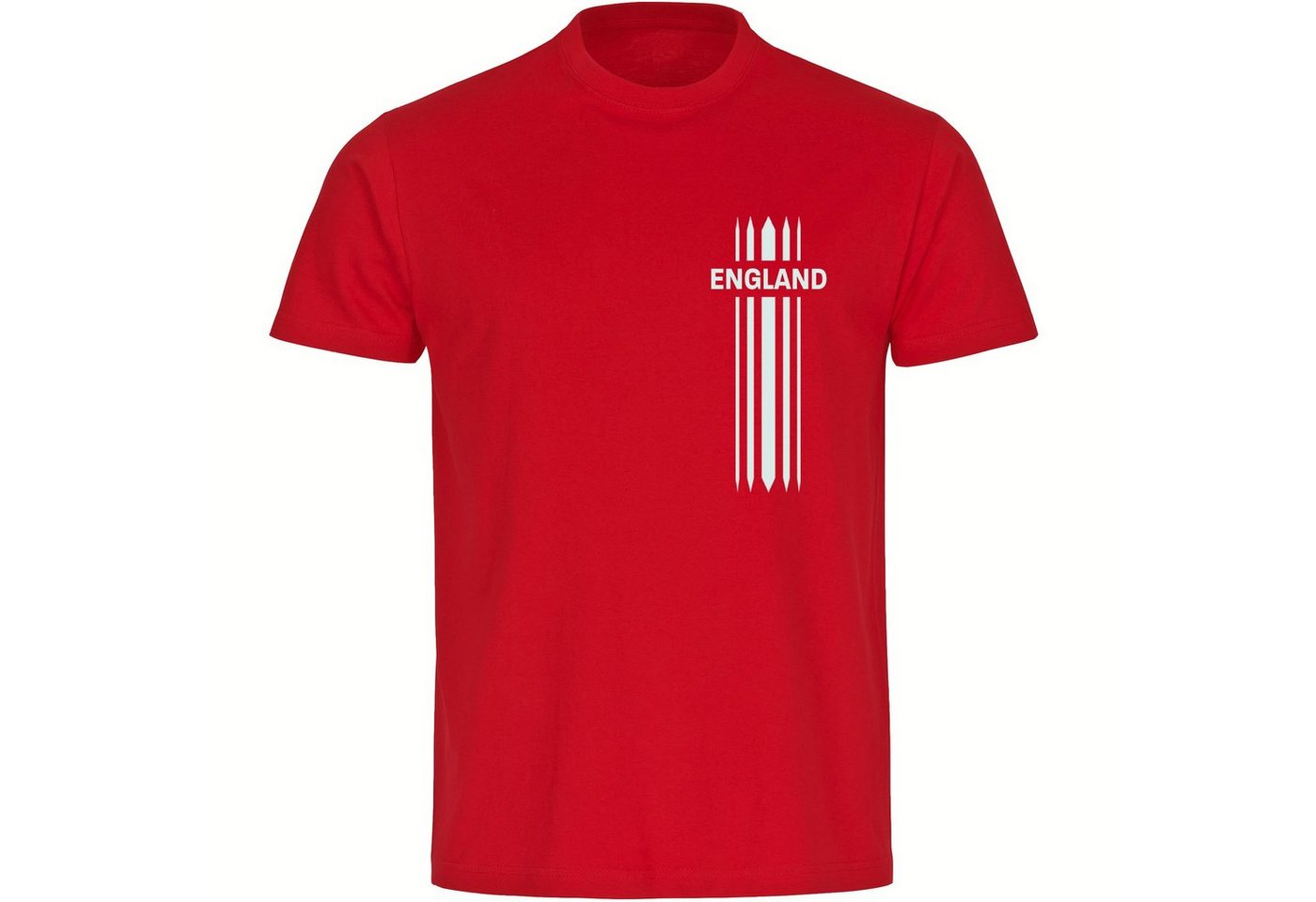 multifanshop T-Shirt Herren England - Streifen - Männer von multifanshop