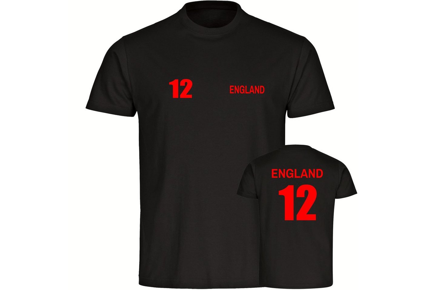 multifanshop T-Shirt Herren England - Trikot 12 - Männer von multifanshop