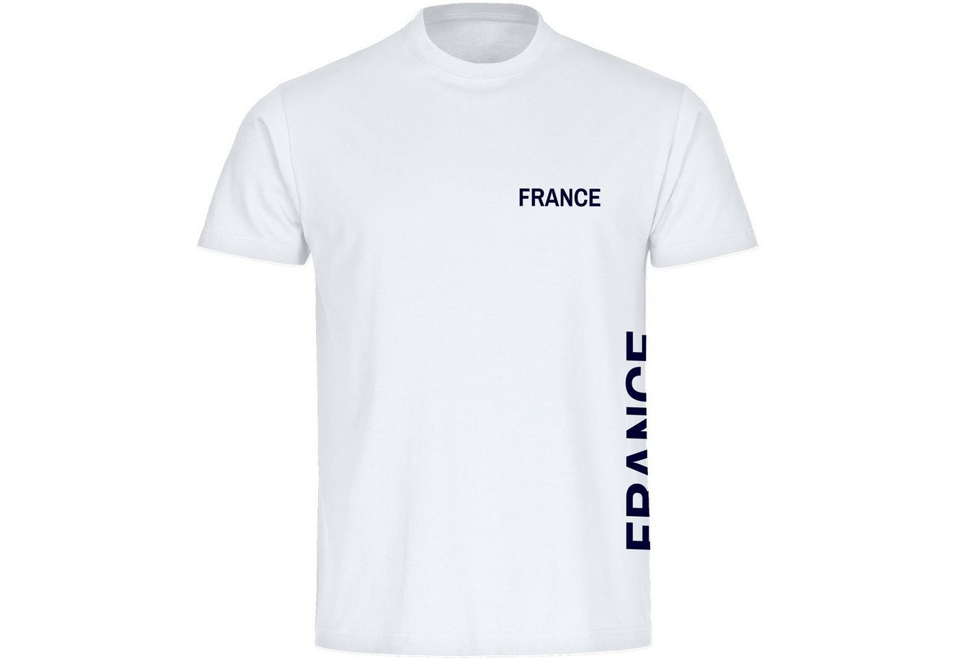 multifanshop T-Shirt Herren France - Brust & Seite - Männer von multifanshop