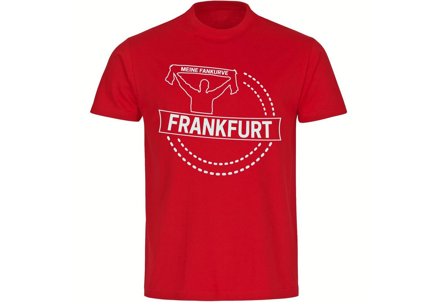 multifanshop T-Shirt Herren Frankfurt - Meine Fankurve - Männer von multifanshop