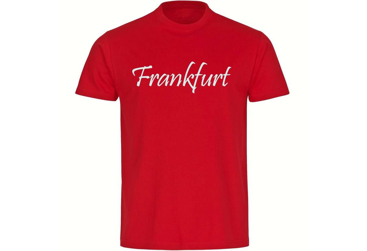 multifanshop T-Shirt Herren Frankfurt - Schriftzug - Männer von multifanshop
