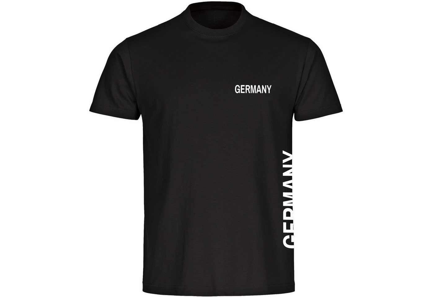 multifanshop T-Shirt Herren Germany - Brust & Seite - Männer von multifanshop