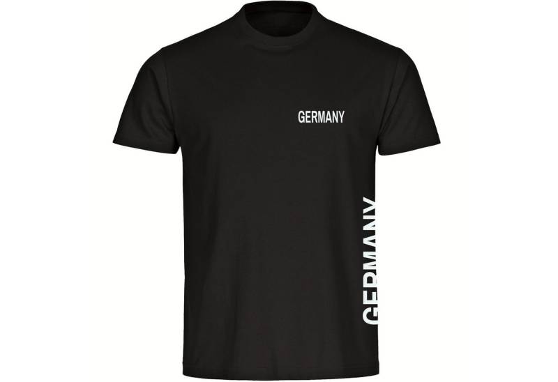 multifanshop T-Shirt Herren Germany - Brust & Seite - Männer von multifanshop