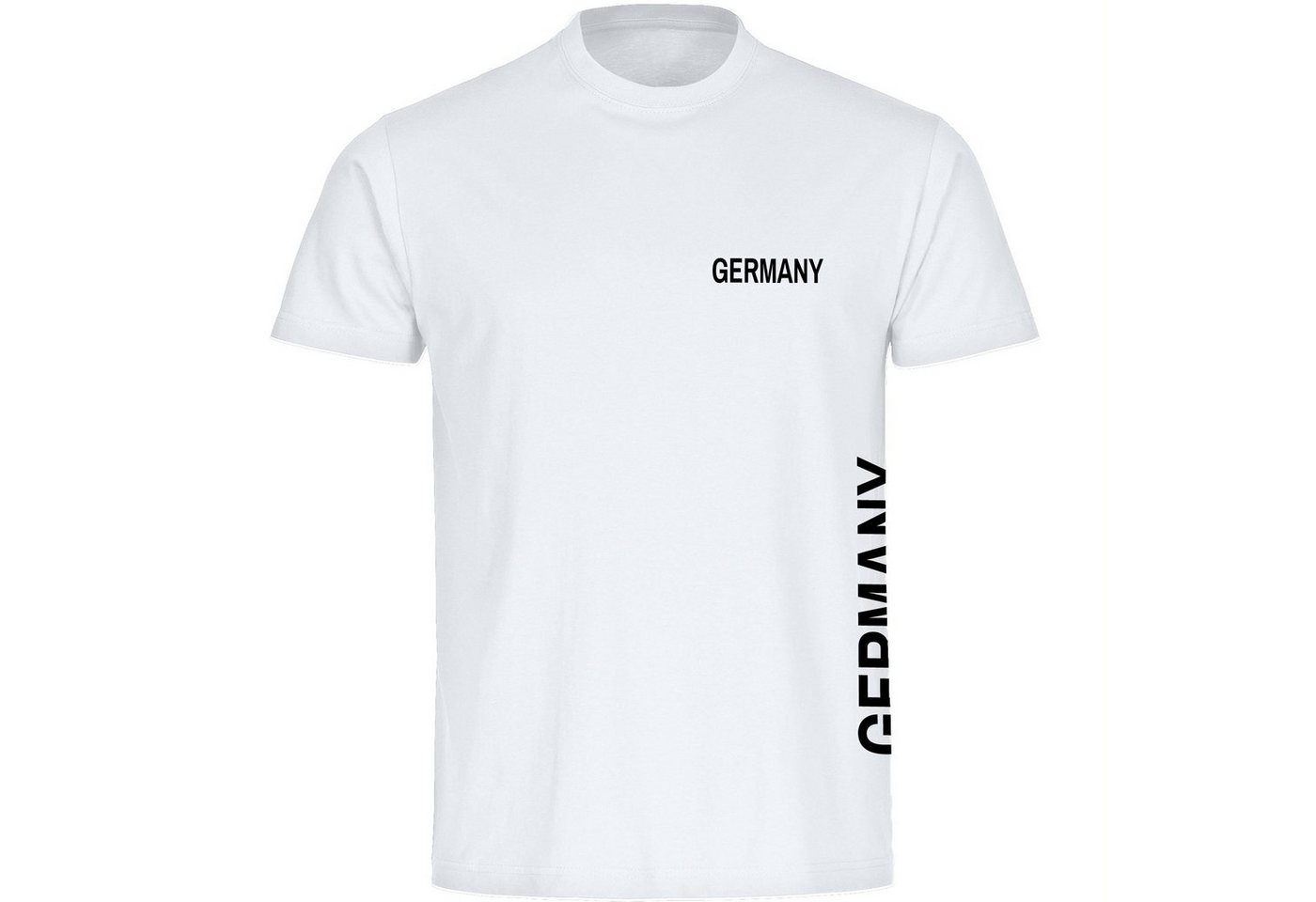 multifanshop T-Shirt Herren Germany - Brust & Seite - Männer von multifanshop