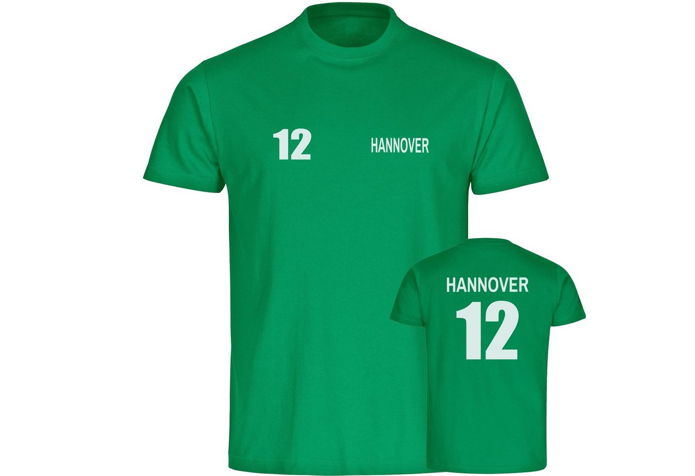 multifanshop T-Shirt Herren Hannover - Trikot 12 - Männer von multifanshop