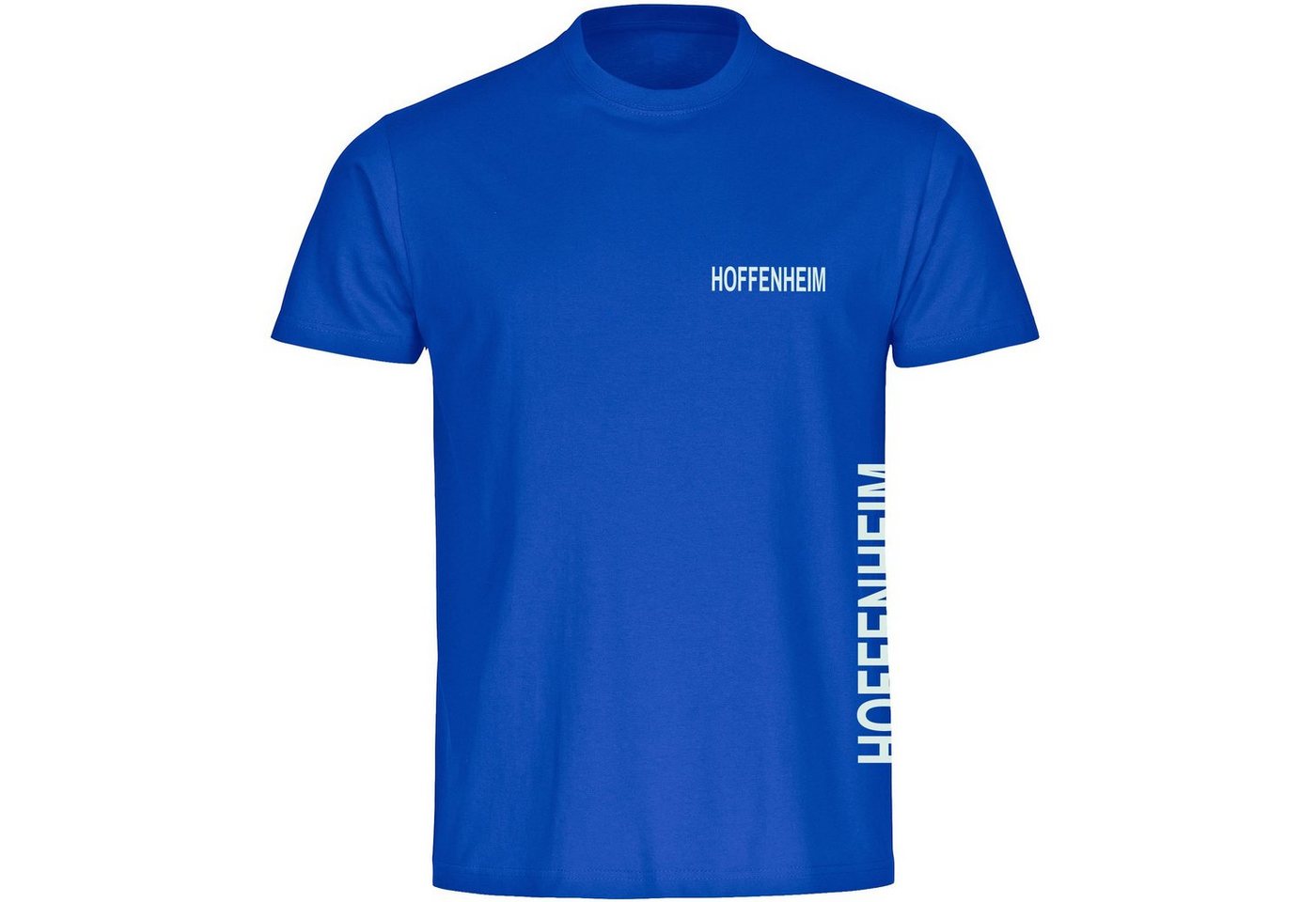 multifanshop T-Shirt Herren Hoffenheim - Brust & Seite - Männer von multifanshop