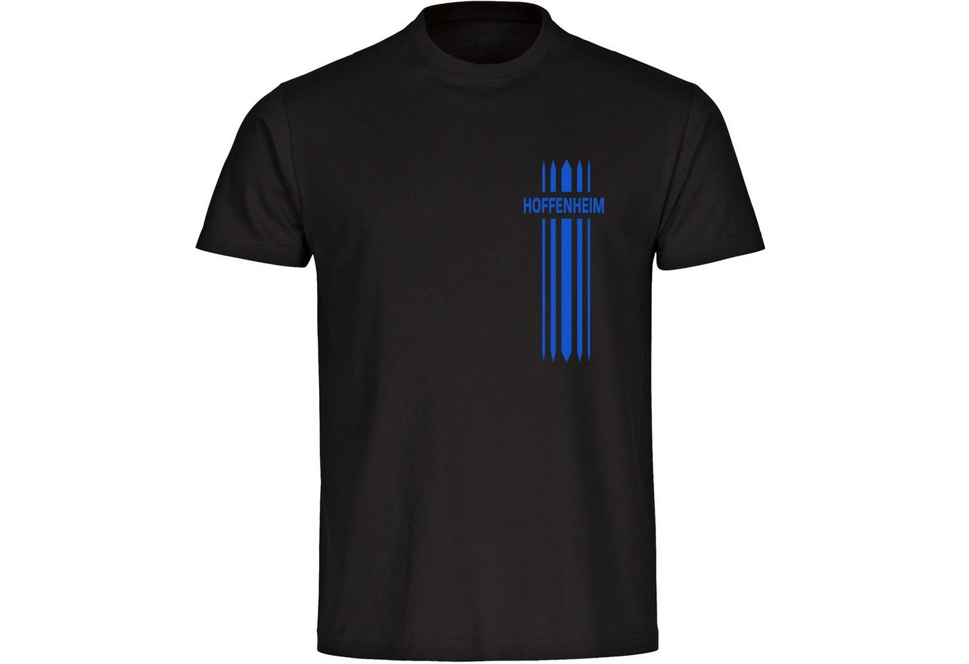 multifanshop T-Shirt Herren Hoffenheim - Streifen - Männer von multifanshop