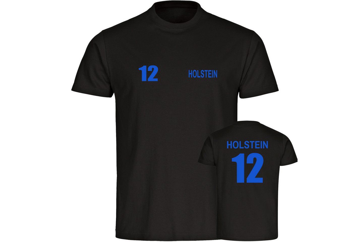 multifanshop T-Shirt Herren Holstein - Trikot 12 - Männer von multifanshop