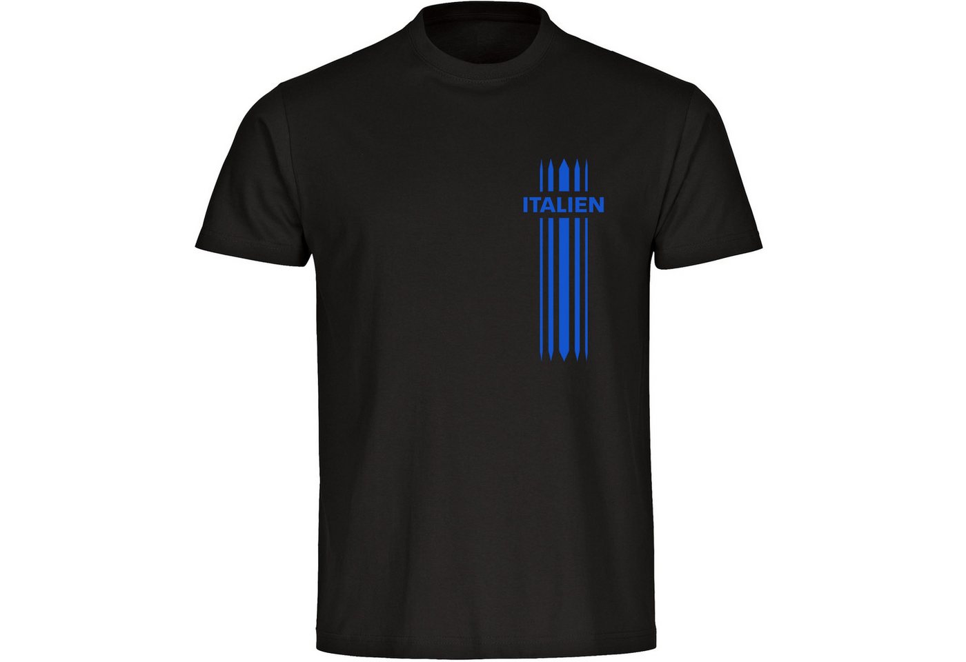 multifanshop T-Shirt Herren Italien - Streifen - Männer von multifanshop