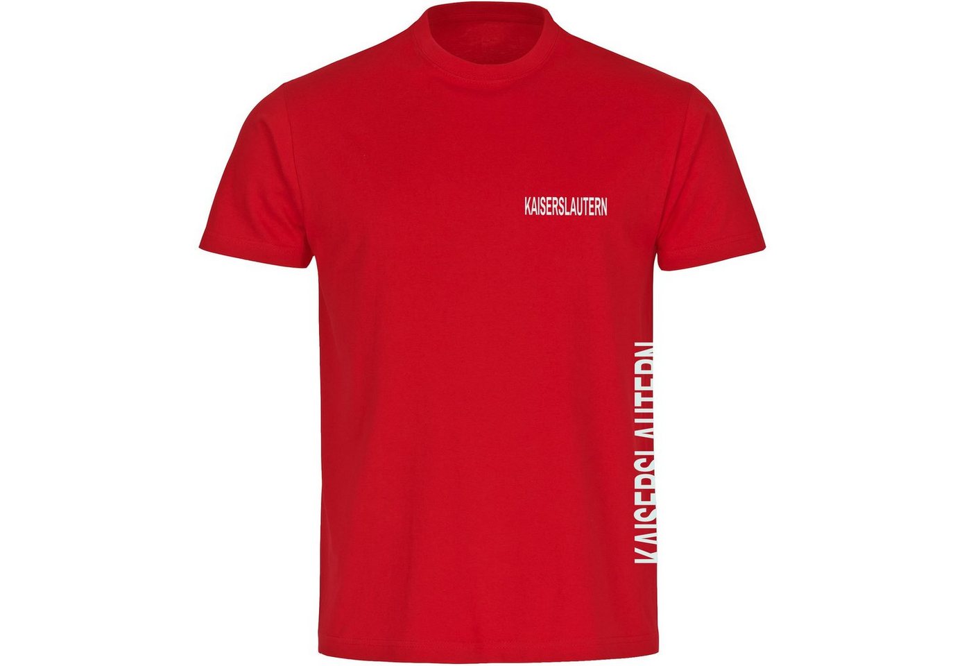 multifanshop T-Shirt Herren Kaiserslautern - Brust & Seite - Männer von multifanshop