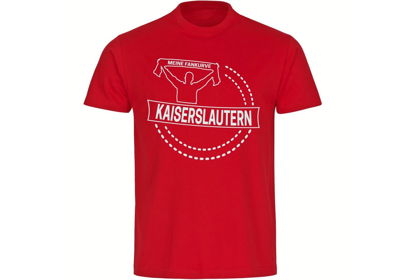 multifanshop T-Shirt Herren Kaiserslautern - Meine Fankurve - Männer von multifanshop