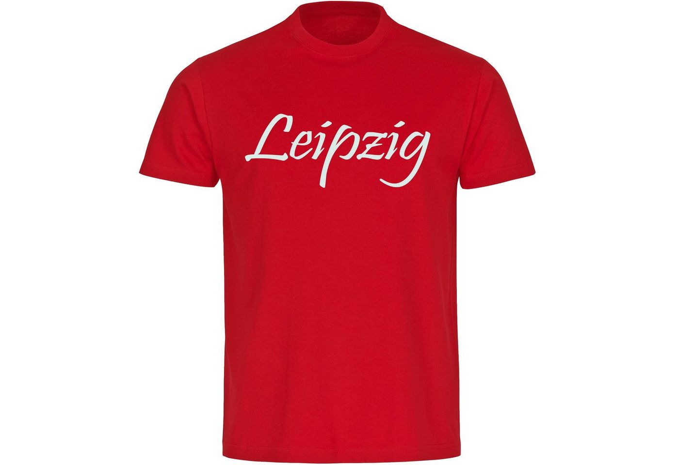 multifanshop T-Shirt Herren Leipzig - Schriftzug - Männer von multifanshop