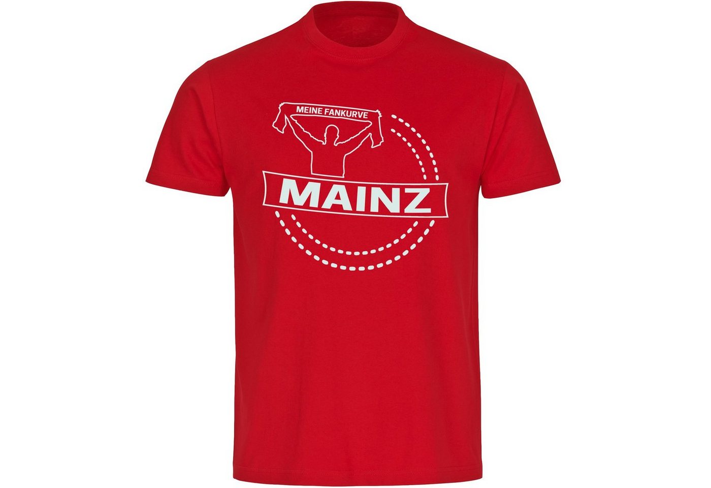 multifanshop T-Shirt Herren Mainz - Meine Fankurve - Männer von multifanshop