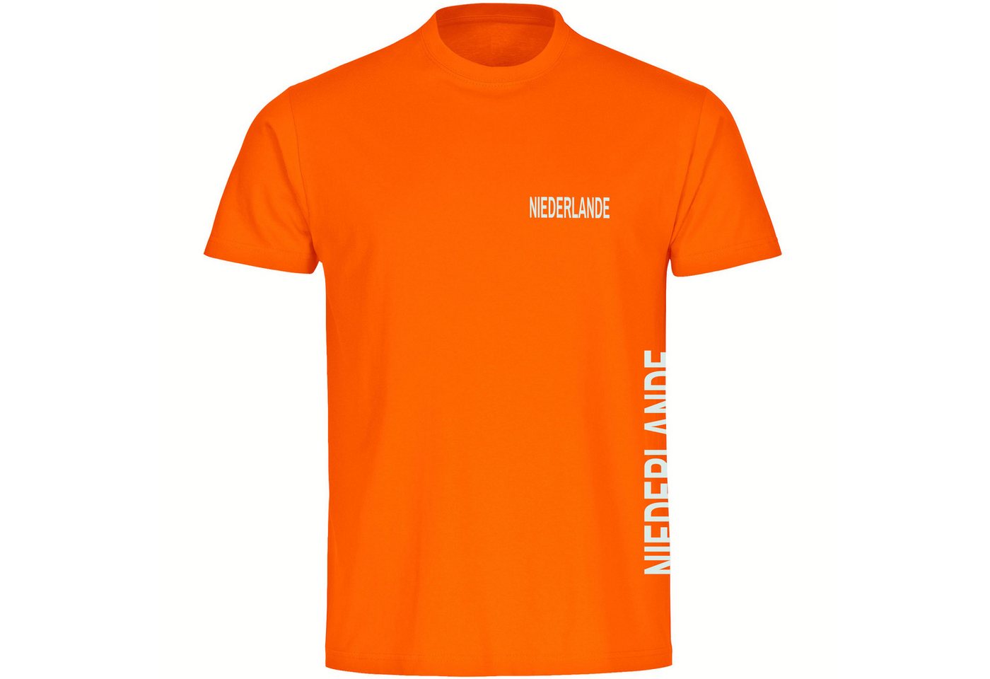 multifanshop T-Shirt Herren Niederlande - Brust & Seite - Männer von multifanshop