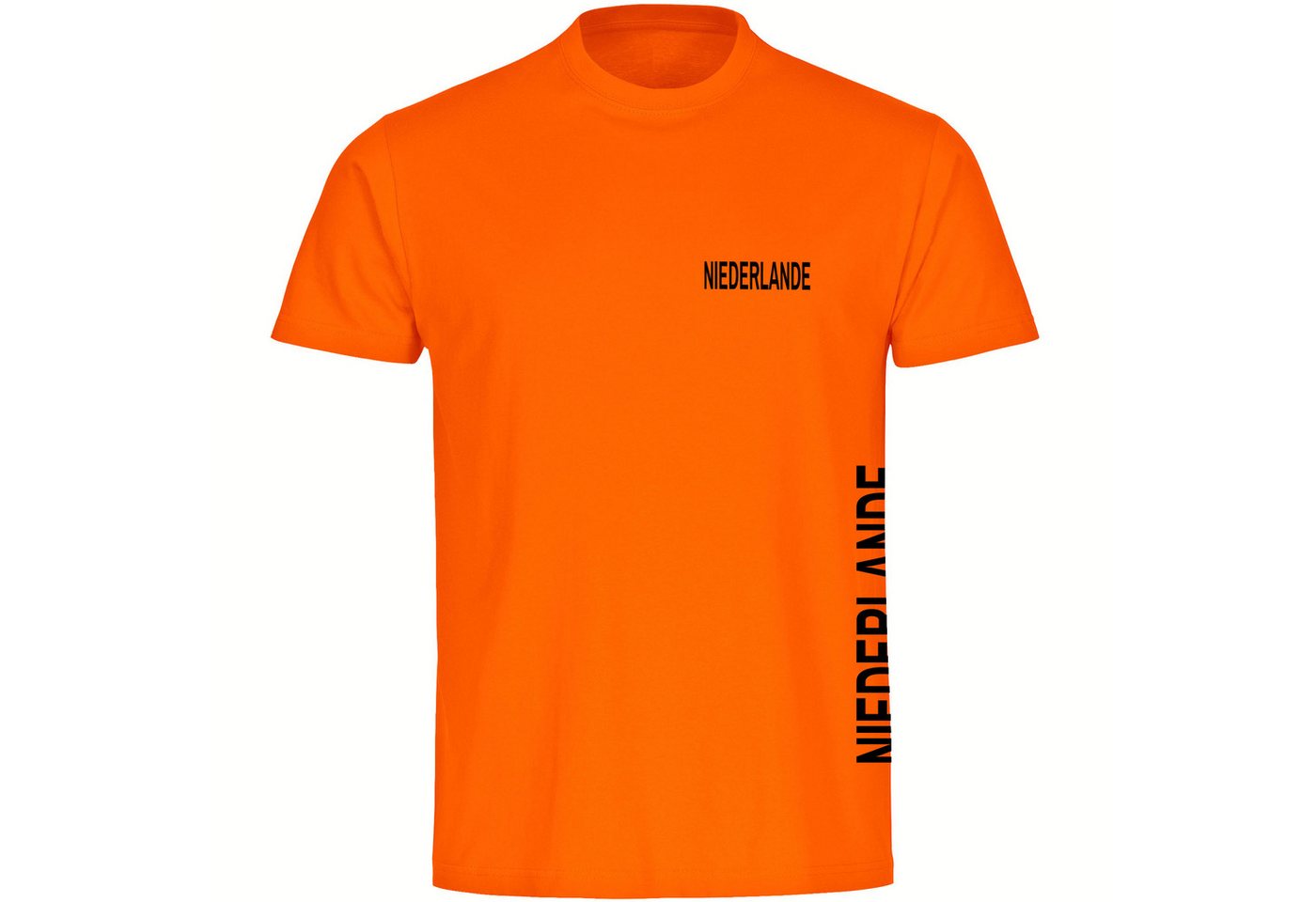 multifanshop T-Shirt Herren Niederlande - Brust & Seite - Männer von multifanshop