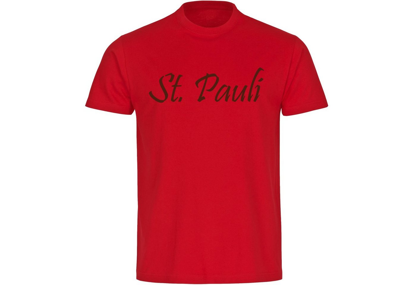 multifanshop T-Shirt Herren St. Pauli - Schriftzug - Männer von multifanshop