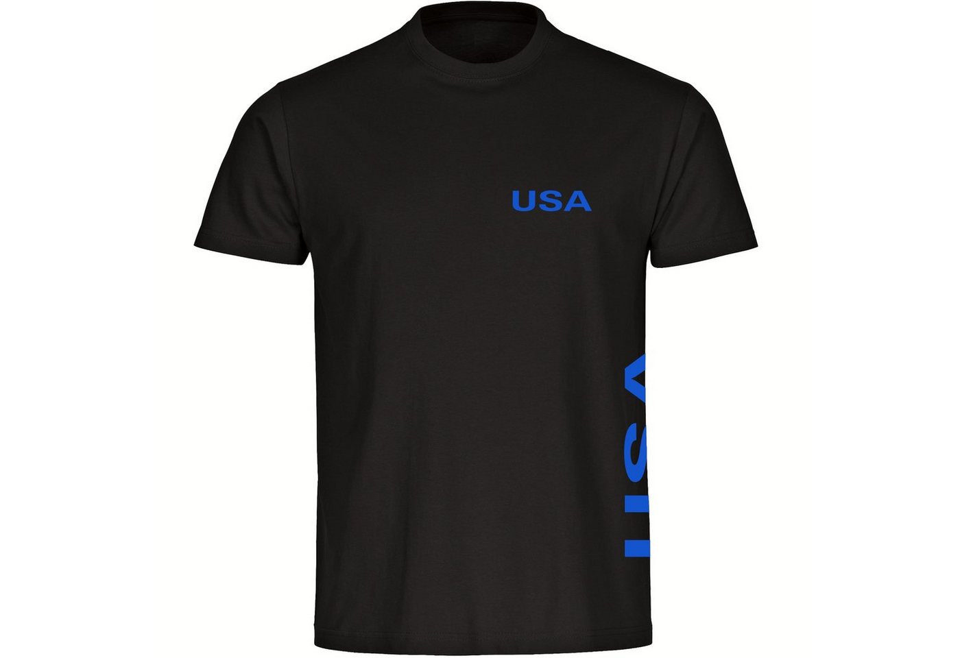 multifanshop T-Shirt Herren USA - Brust & Seite - Männer von multifanshop