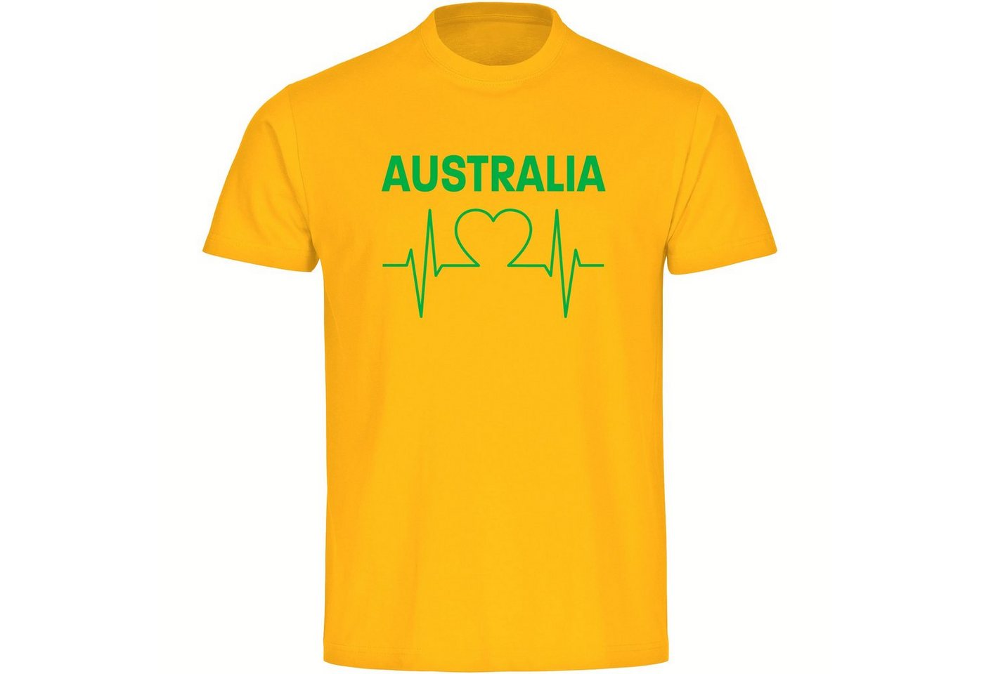 multifanshop T-Shirt Kinder Australia - Herzschlag - Boy Girl von multifanshop