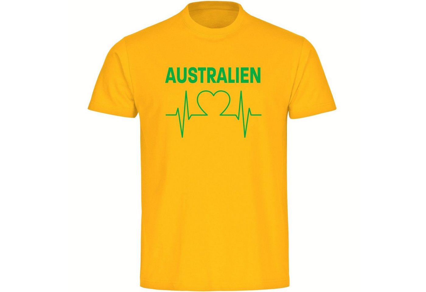 multifanshop T-Shirt Kinder Australien - Herzschlag - Boy Girl von multifanshop