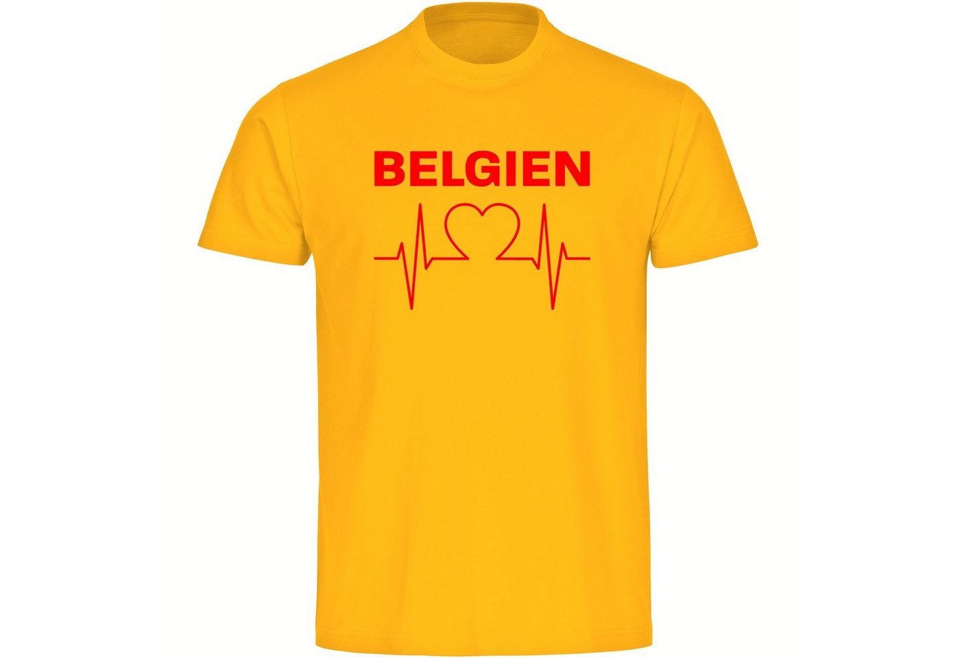 multifanshop T-Shirt Kinder Belgien - Herzschlag - Boy Girl von multifanshop
