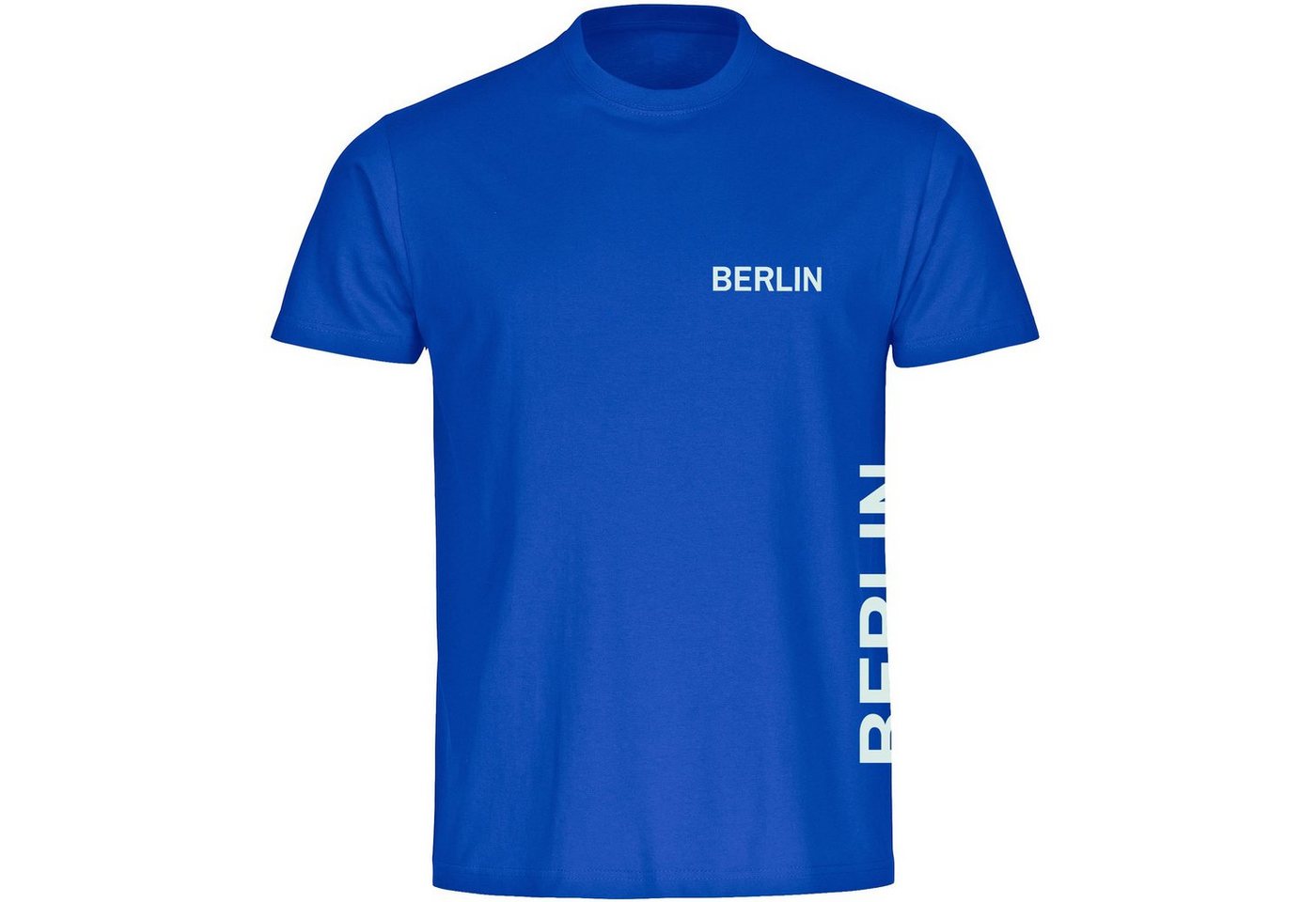 multifanshop T-Shirt Kinder Berlin blau - Brust & Seite - Boy Girl von multifanshop