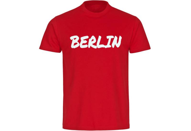 multifanshop T-Shirt Kinder Berlin rot - Textmarker - Kind von multifanshop