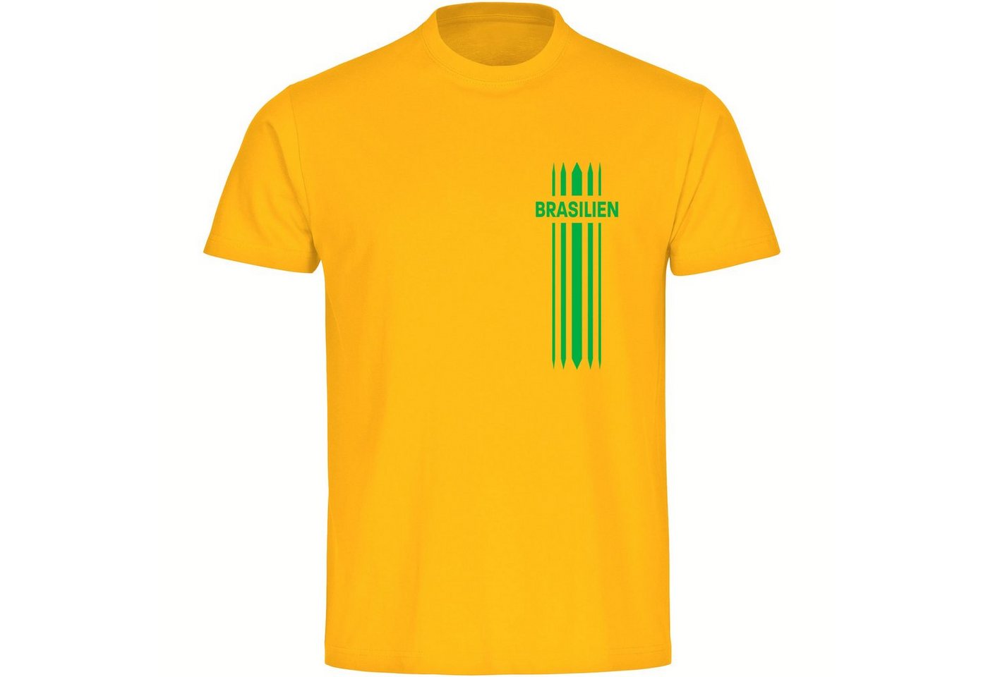 multifanshop T-Shirt Kinder Brasilien - Streifen - Boy Girl von multifanshop