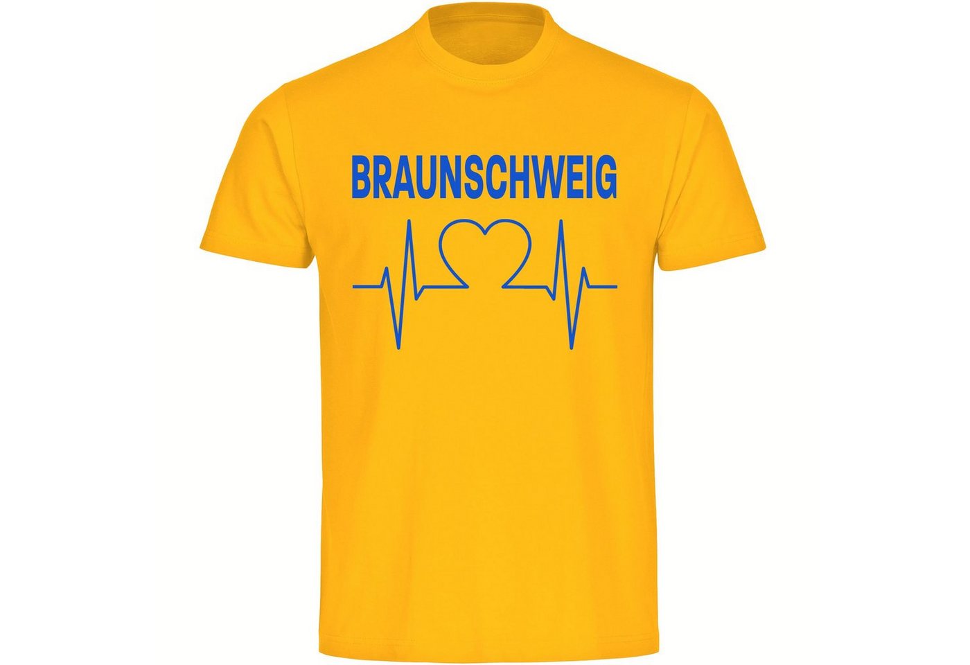 multifanshop T-Shirt Kinder Braunschweig - Herzschlag - Boy Girl von multifanshop
