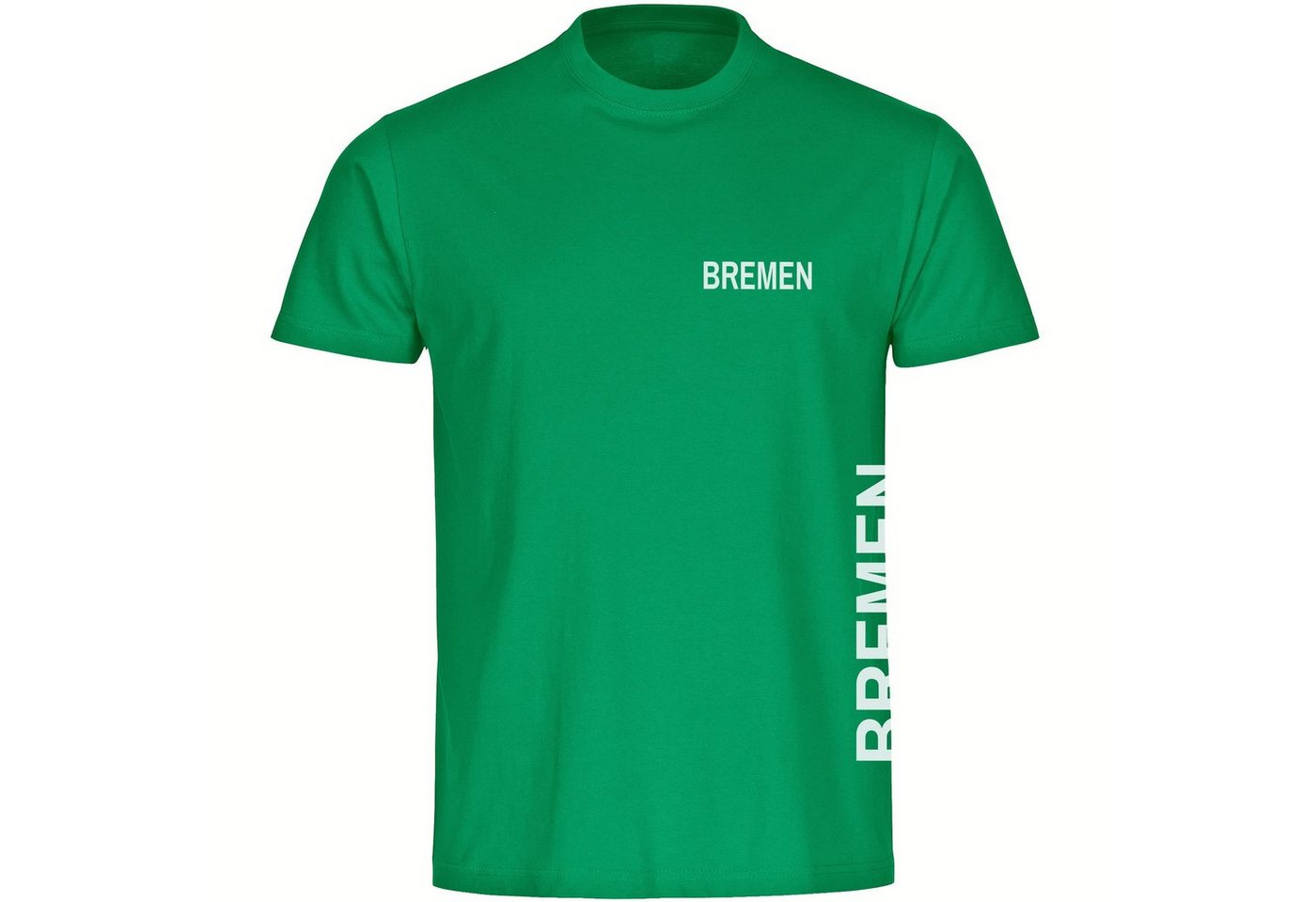 multifanshop T-Shirt Kinder Bremen - Brust & Seite - Boy Girl von multifanshop