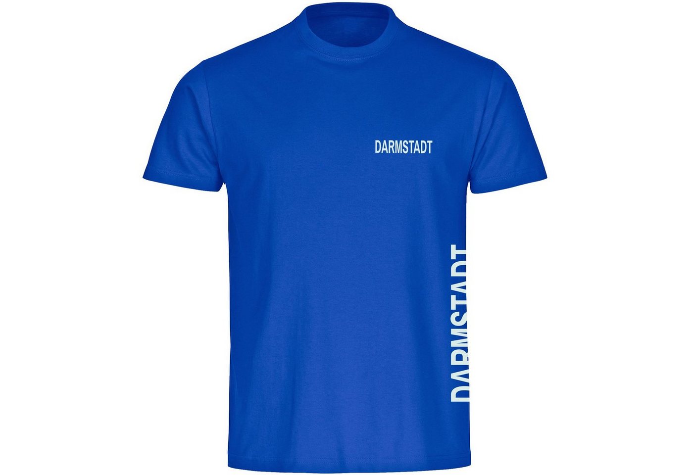 multifanshop T-Shirt Kinder Darmstadt - Brust & Seite - Boy Girl von multifanshop