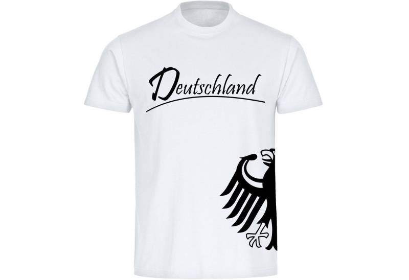 multifanshop T-Shirt Kinder Deutschland - Adler seitlich - Boy Girl von multifanshop