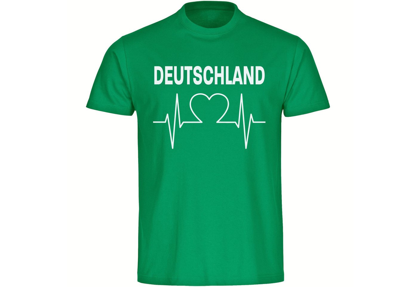 multifanshop T-Shirt Kinder Deutschland - Herzschlag - Boy Girl von multifanshop