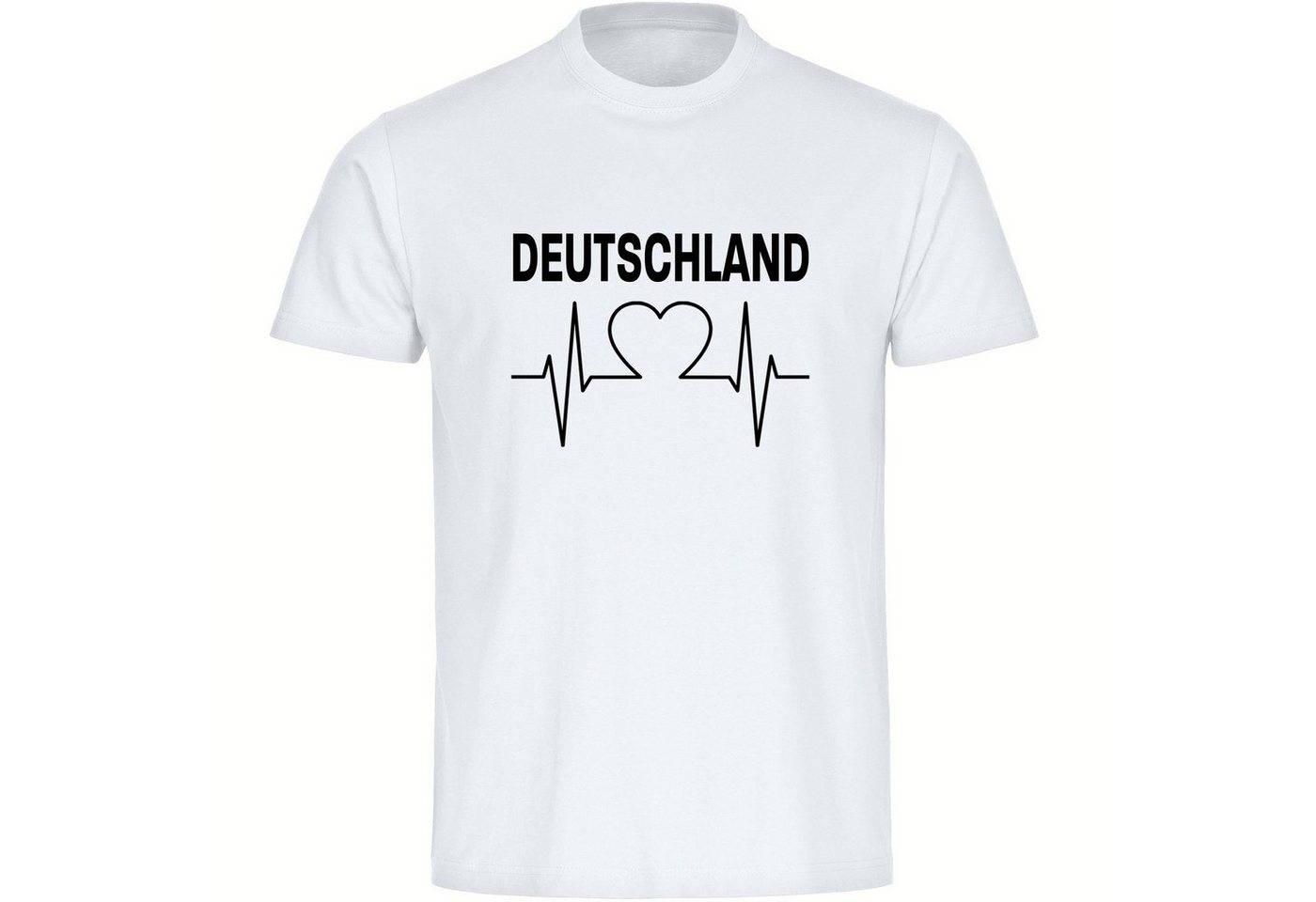 multifanshop T-Shirt Kinder Deutschland - Herzschlag - Boy Girl von multifanshop