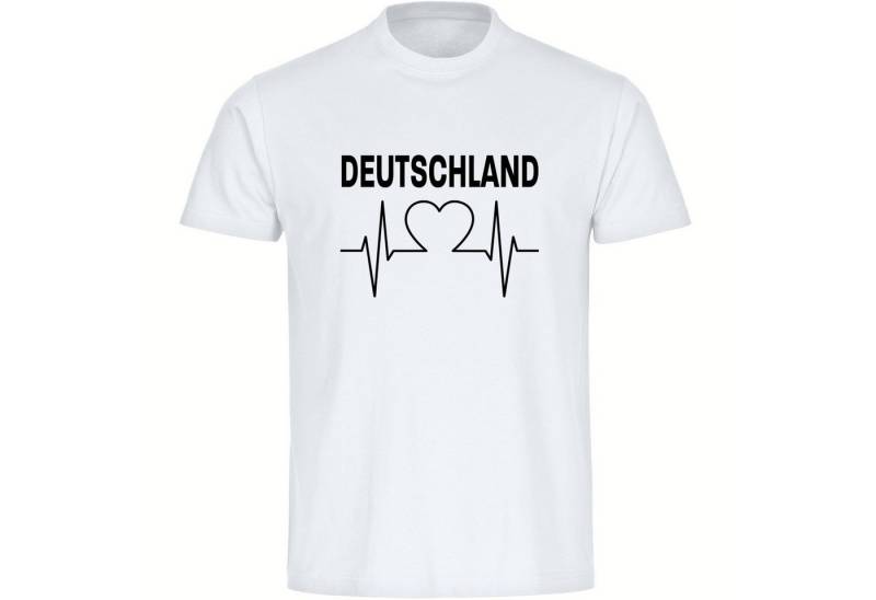 multifanshop T-Shirt Kinder Deutschland - Herzschlag - Boy Girl von multifanshop