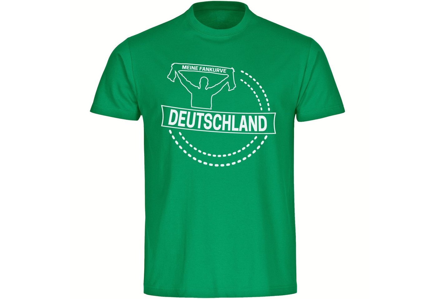 multifanshop T-Shirt Kinder Deutschland - Meine Fankurve - Boy Girl von multifanshop