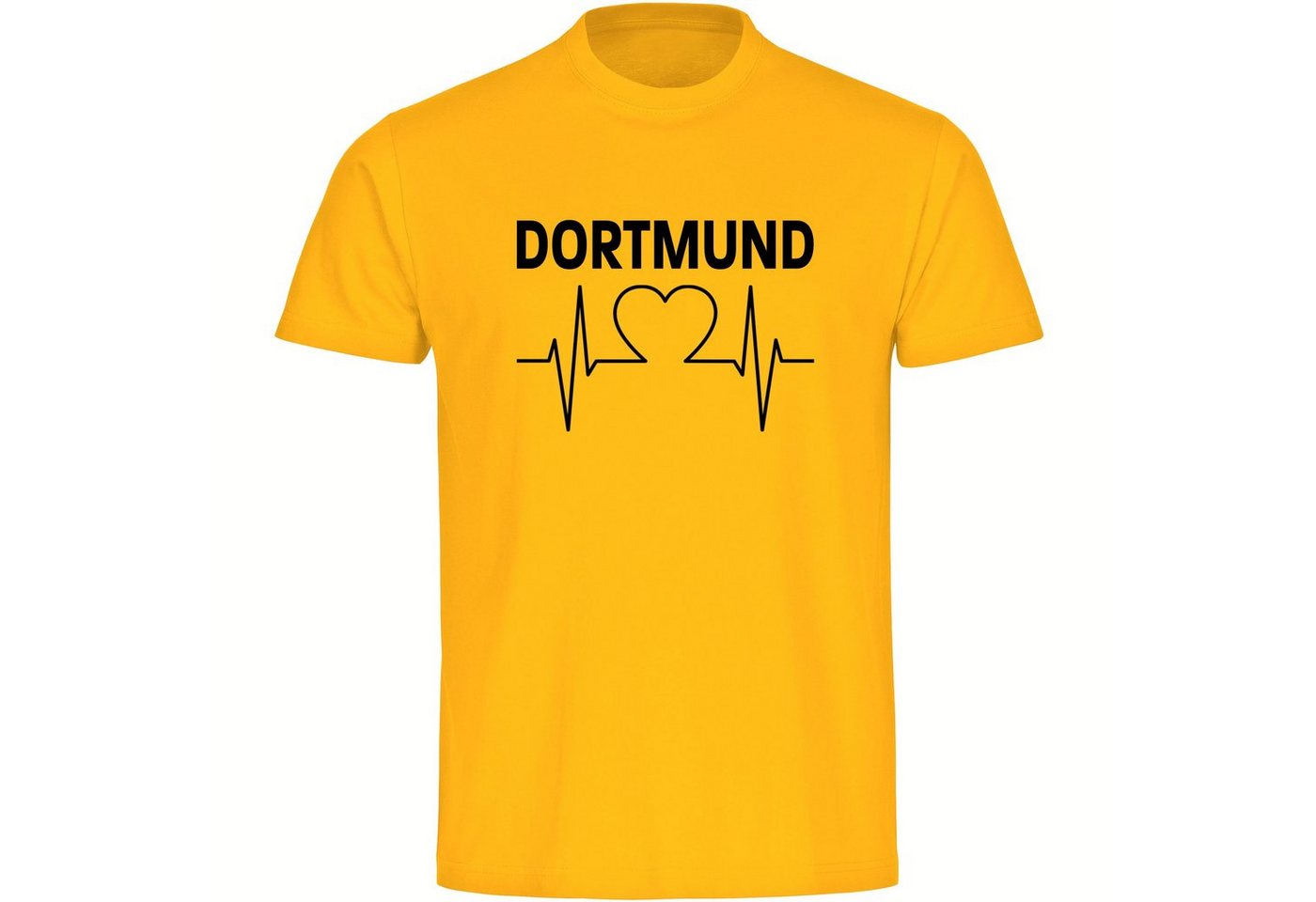 multifanshop T-Shirt Kinder Dortmund - Herzschlag - Boy Girl von multifanshop