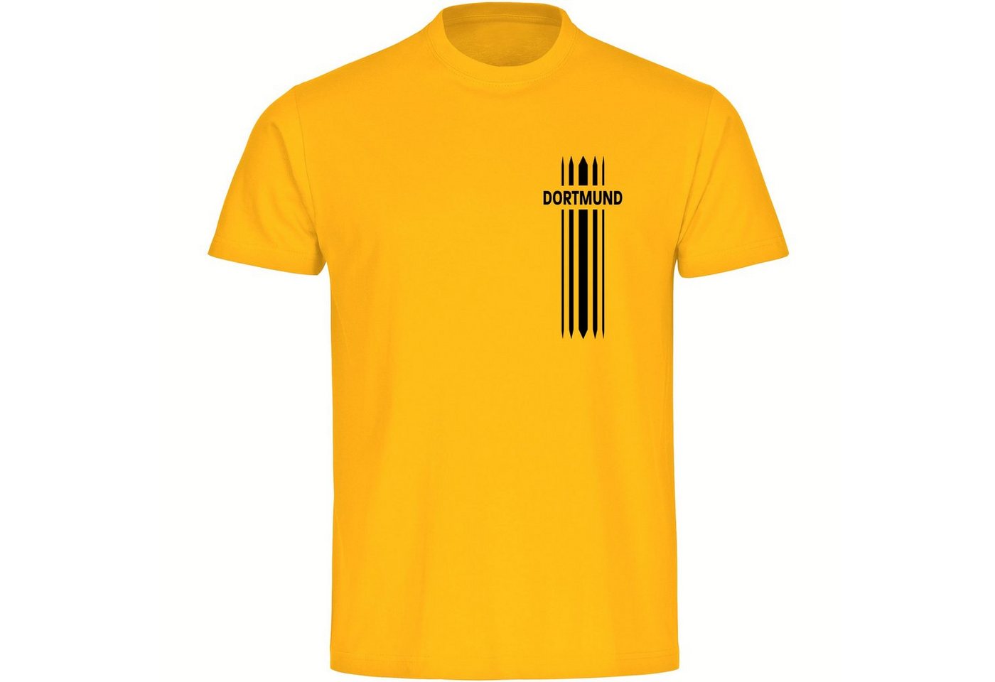 multifanshop T-Shirt Kinder Dortmund - Streifen - Boy Girl von multifanshop