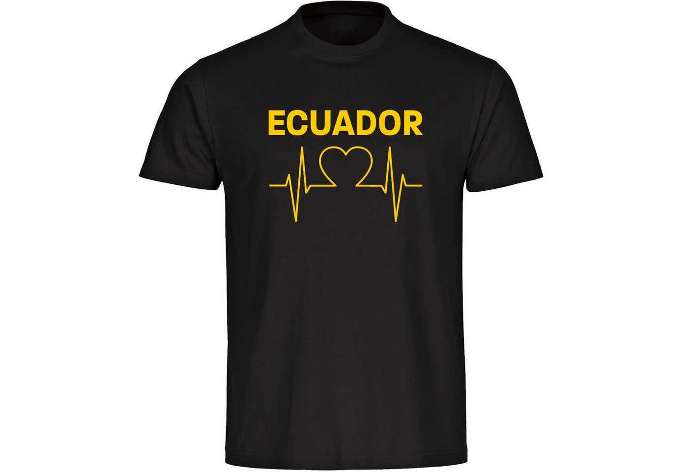 multifanshop T-Shirt Kinder Ecuador - Herzschlag - Boy Girl von multifanshop