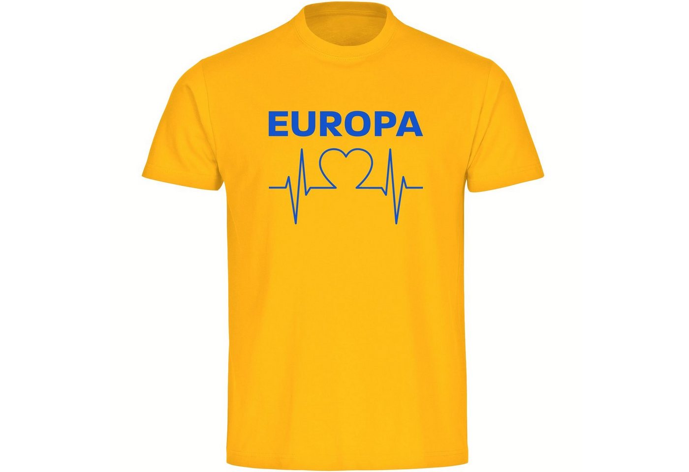 multifanshop T-Shirt Kinder Europa - Herzschlag - Boy Girl von multifanshop