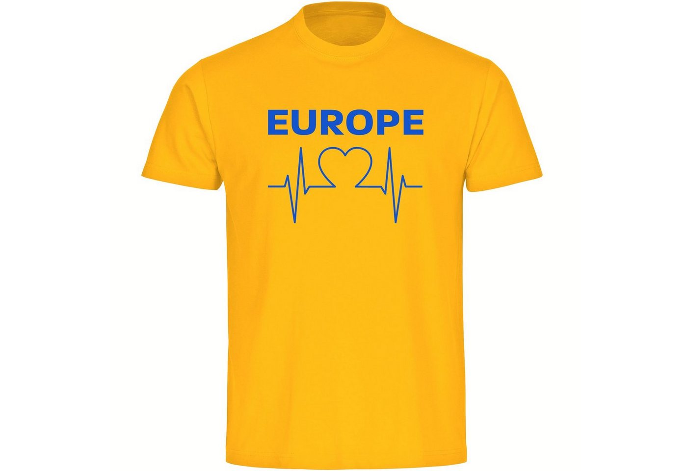 multifanshop T-Shirt Kinder Europe - Herzschlag - Boy Girl von multifanshop