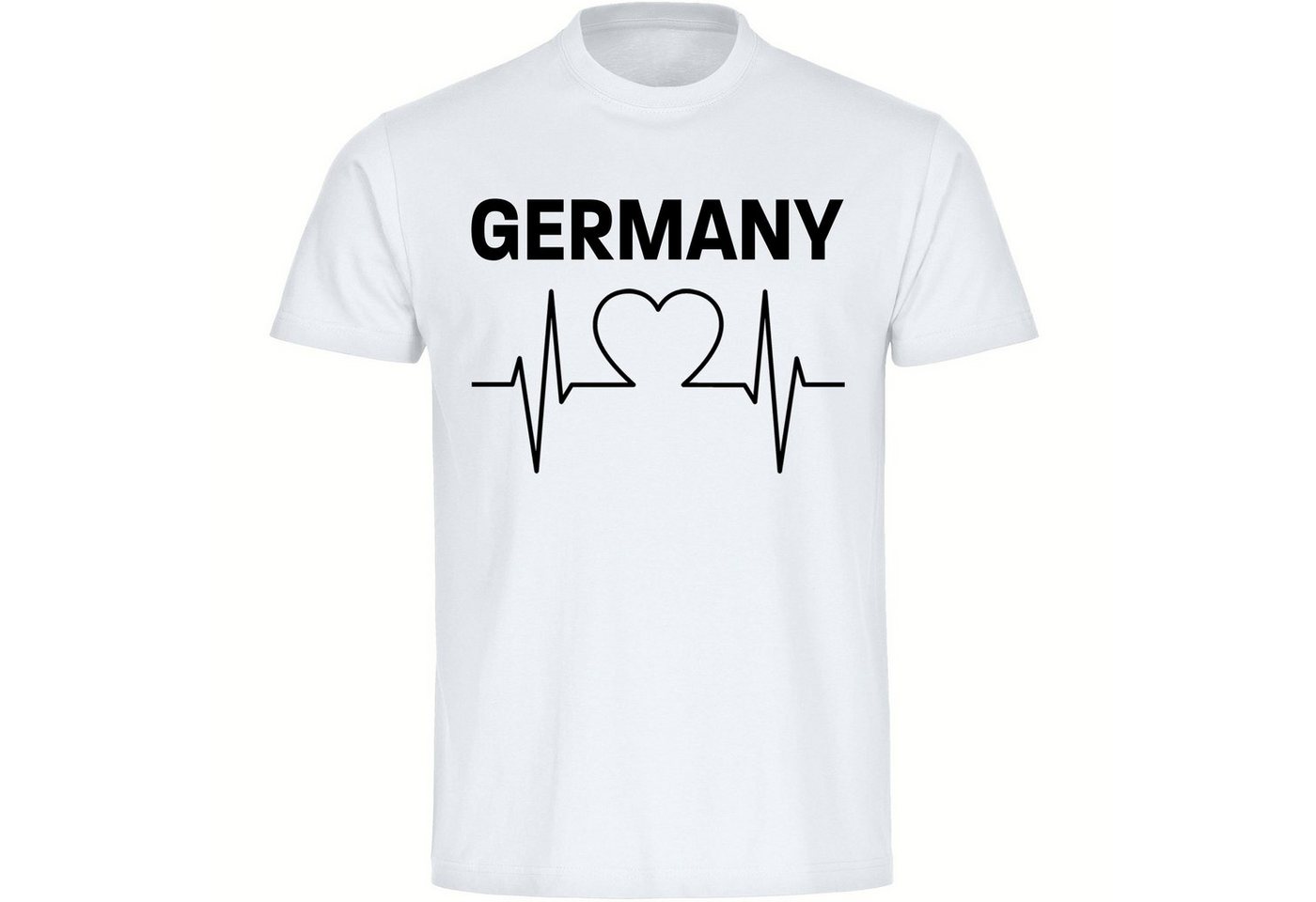 multifanshop T-Shirt Kinder Germany - Herzschlag - Boy Girl von multifanshop